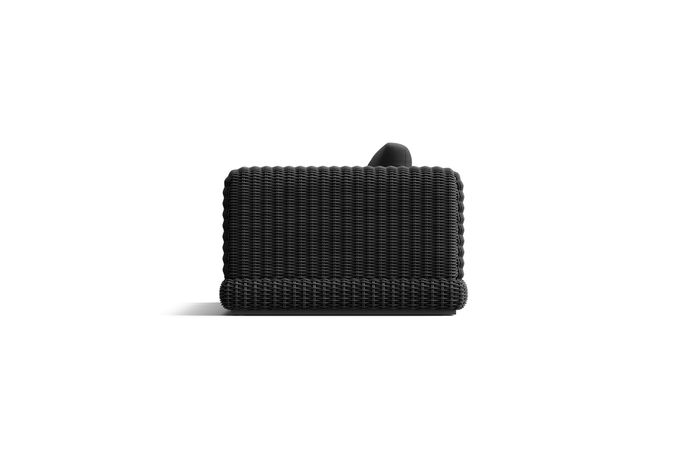 Roundabout Sofa, in Charcoal, profile view