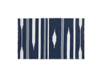 Mesa Rug, 8 by 5 ft., in Indigo, overhead view