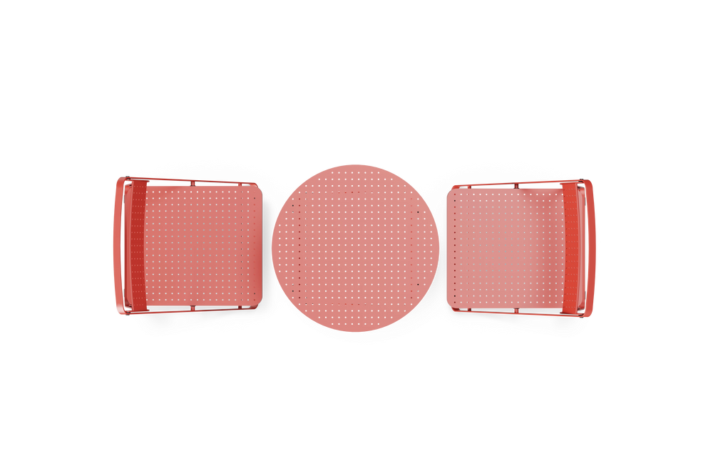Take Two Bistro Set – Coral – image 3