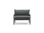 Terra Chair, in Charcoal, front view