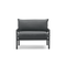 Terra Chair, in Charcoal, front view