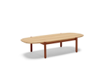 Terra Coffee Table, in Rust, three-quarter view