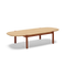 Terra Coffee Table, in Rust, three-quarter view