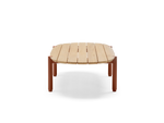 Terra Coffee Table, in Rust, profile view