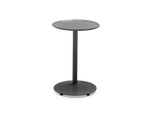 Terra Side Table, in Charcoal, front view
