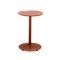 Terra Side Table, in Rust, front view