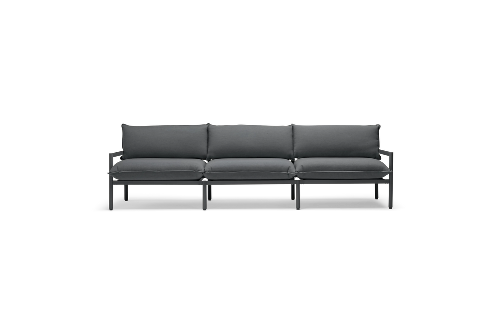 Terra Sofa, in Charcoal, front view