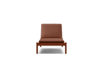 Terra Sun Lounger, in Rust, front view