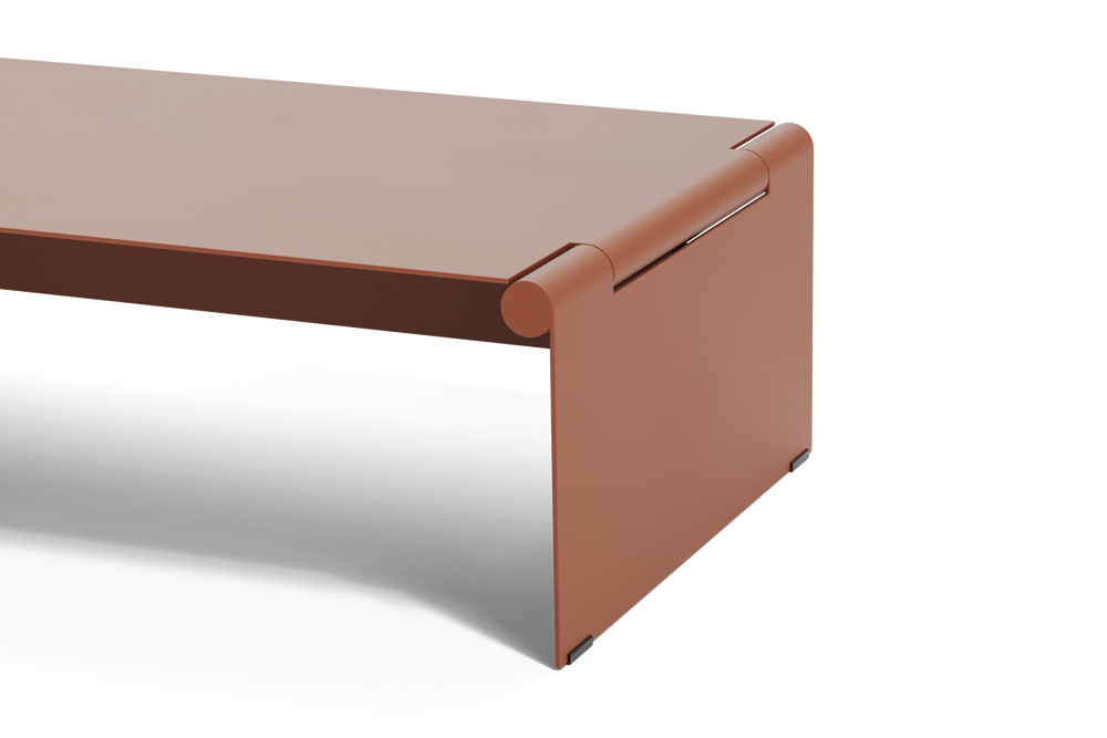Twofold Coffee Table – Rust – image 5