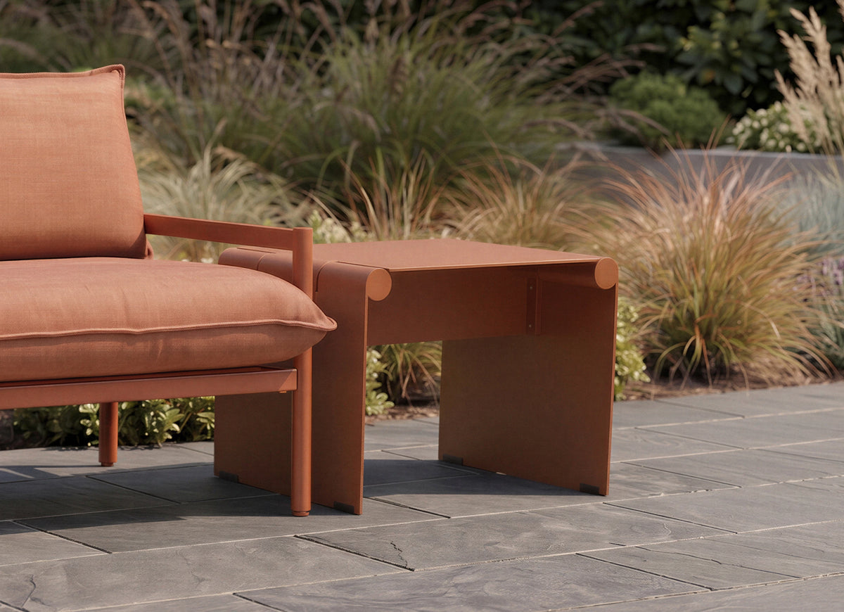 Twofold Side Table - Rust, alternate view
