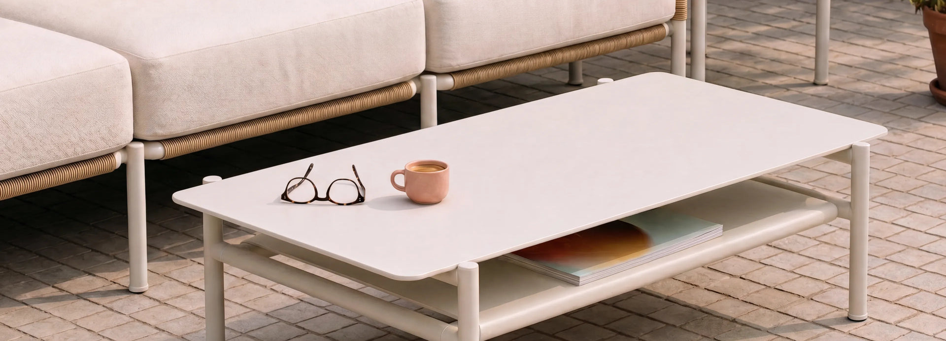 Underline Coffee Table - Putty, alternate view