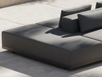 Workaround Bench – White | Sunbrella Nurture Pebble – image 6