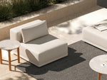 Workaround Chair – White | Sunbrella Nurture Pebble / Cushion – image 8