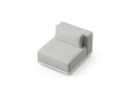 Workaround Chair – White | Sunbrella Nurture Pebble / Cushion – image 6