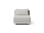 Workaround Chair – White | Sunbrella Nurture Pebble / Cushion – image 2