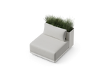 Workaround Chair – White | Sunbrella Nurture Pebble / Planter – image 6