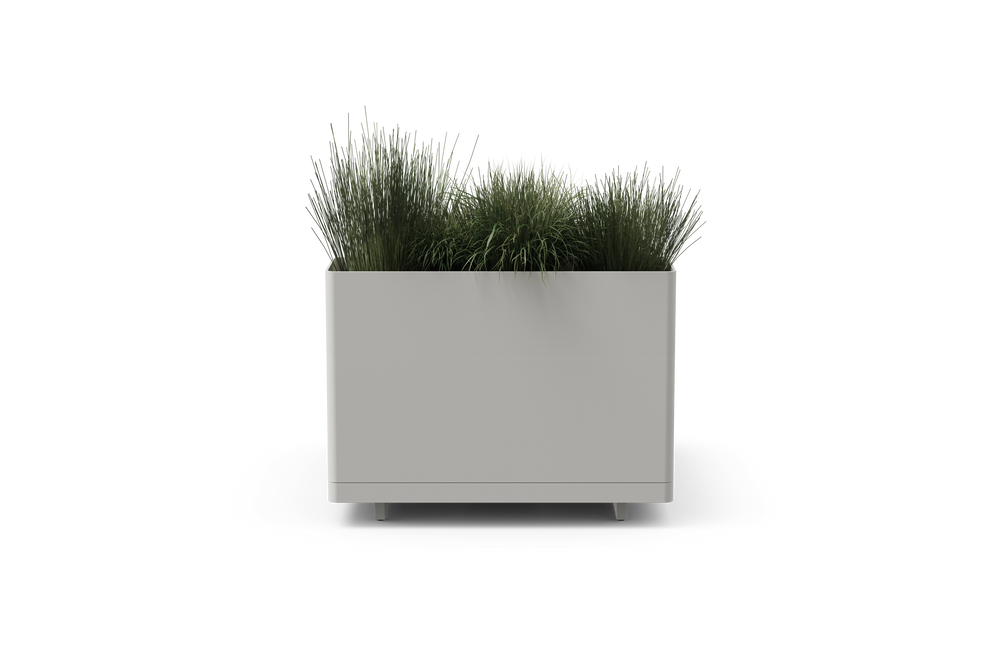 Workaround Chair – White | Sunbrella Nurture Pebble / Planter – image 4