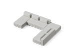 Workaround Chaise Sectional – White | Sunbrella Nurture Pebble / Cushion – image 6