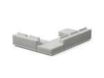 Workaround Chaise Sectional – White | Sunbrella Nurture Pebble / Cushion – image 5