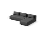 Workaround Chaise Sofa – Charcoal | Sunbrella Nurture Charcoal / Cushion – image 1