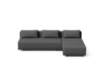 Workaround Chaise Sofa – Charcoal | Sunbrella Nurture Charcoal / Cushion – image 2