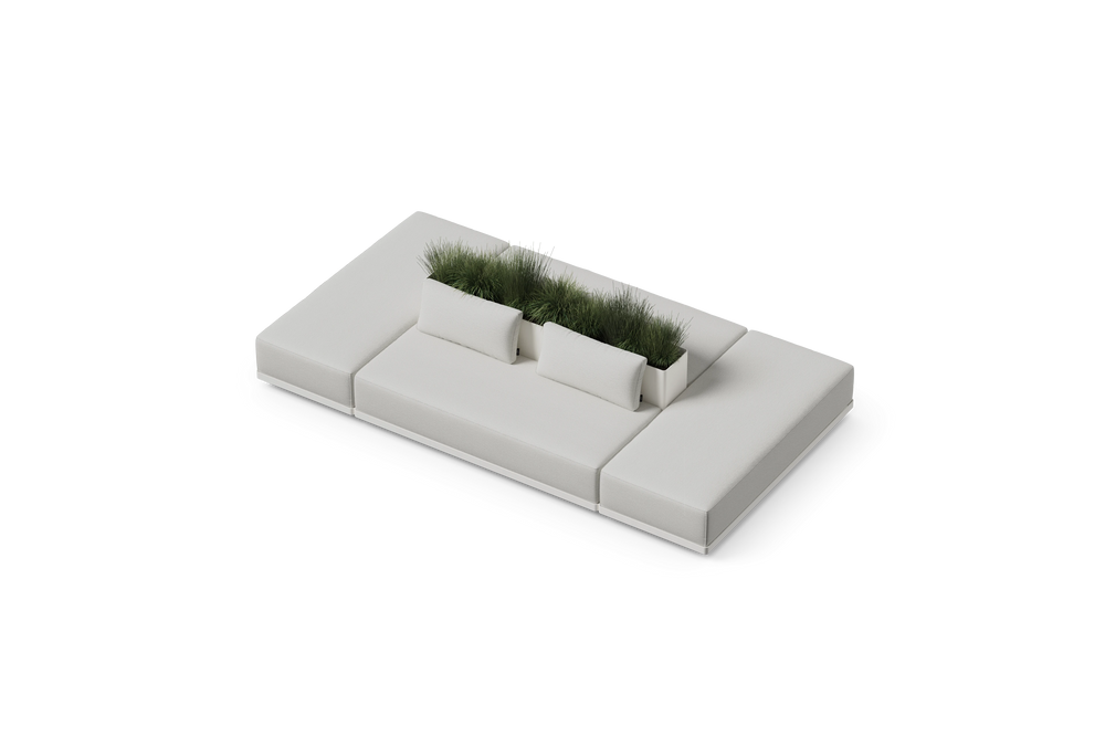 Workaround Island – Charcoal | Sunbrella Nurture Charcoal / Planter – image 4