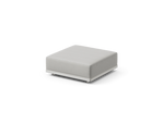 Workaround Ottoman – White | Sunbrella Nurture Pebble – image 1