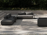Workaround Sectional – White | Sunbrella Nurture Pebble / L-Shape / Cushion – image 9