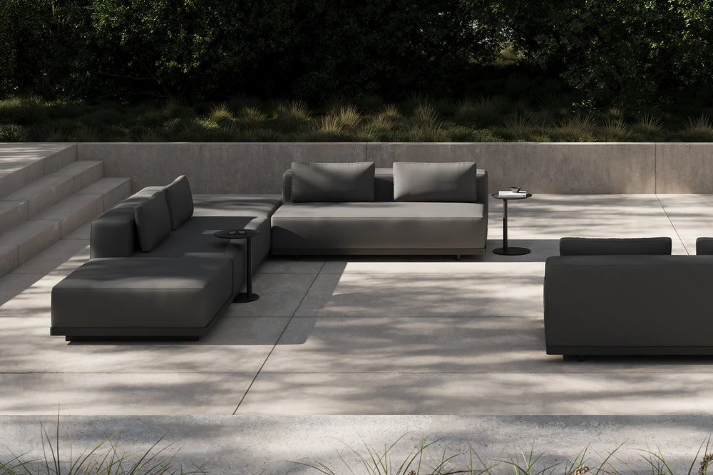 Workaround Sectional – White | Sunbrella Nurture Pebble / L-Shape / Cushion – image 9