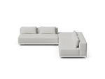 Workaround Sectional – White | Sunbrella Nurture Pebble / L-Shape / Cushion – image 2