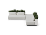 Workaround Sectional – White | Sunbrella Nurture Pebble / L-Shape / Planter – image 2