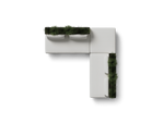 Workaround Sectional – White | Sunbrella Nurture Pebble / L-Shape / Planter – image 7