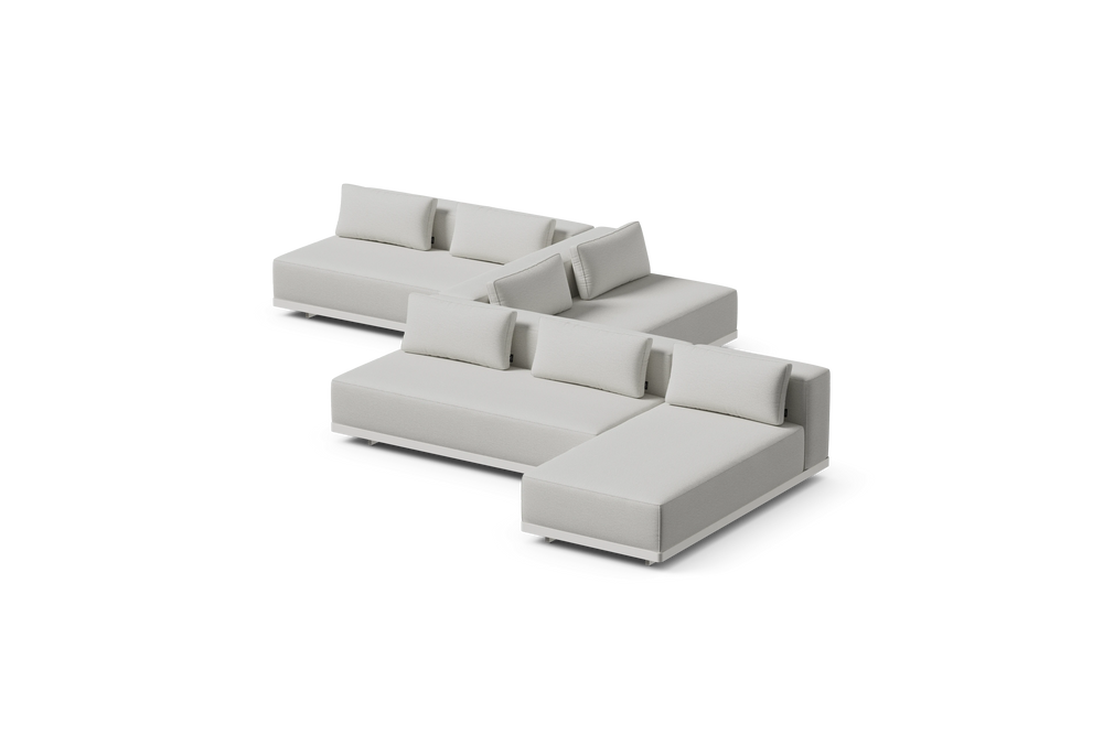 Workaround Serpentine – White | Sunbrella Nurture Pebble / Cushion – image 1