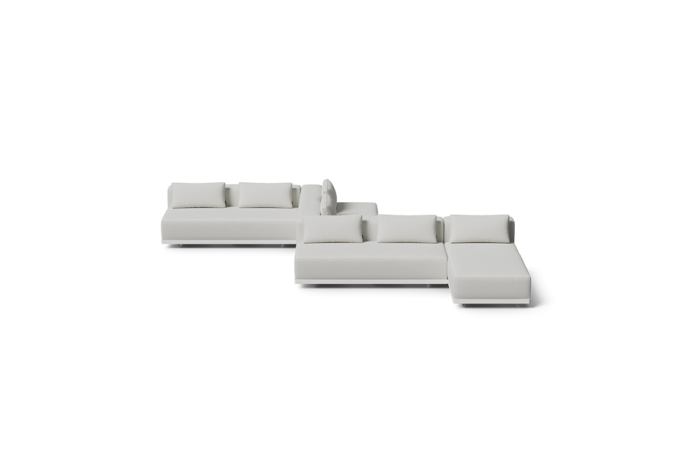 Workaround Serpentine – White | Sunbrella Nurture Pebble / Cushion – image 2