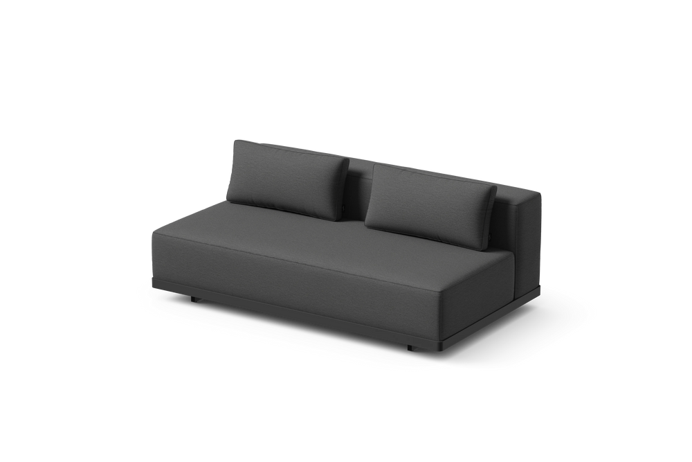 Workaround Sofa – Charcoal | Sunbrella Nurture Charcoal / Cushion – image 1