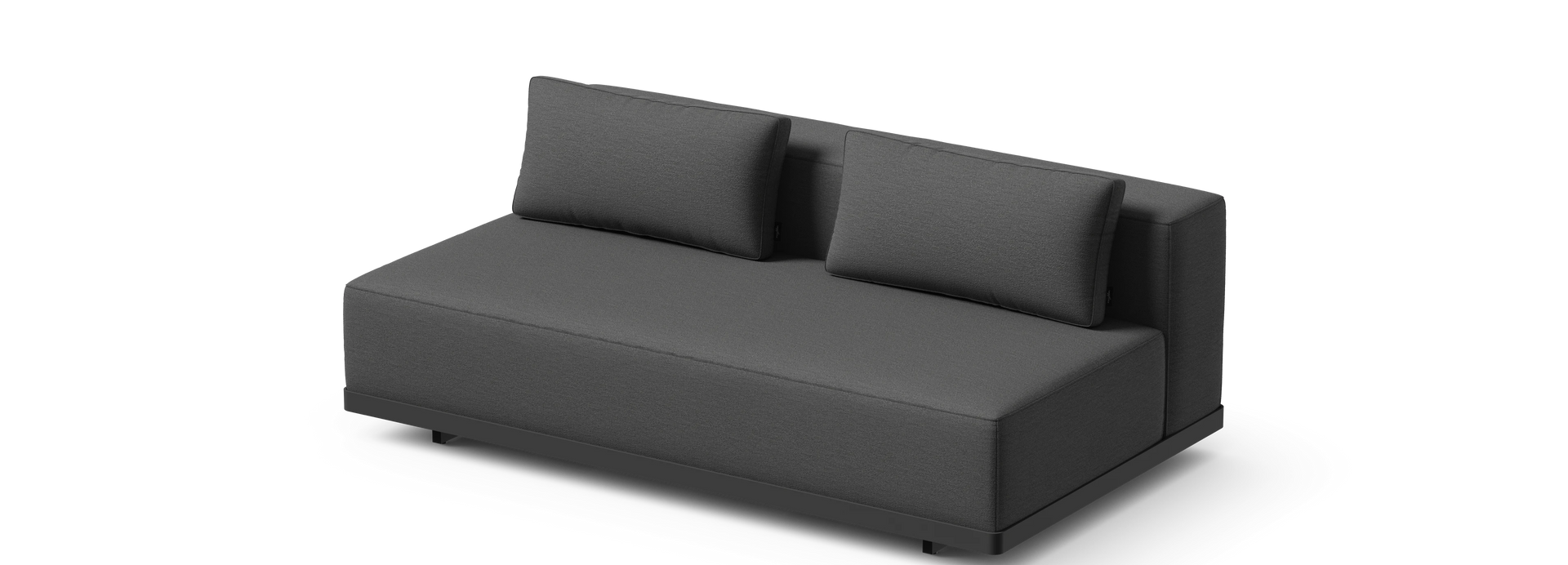 Workaround Sofa - Charcoal | Sunbrella Nurture Charcoal / Cushion