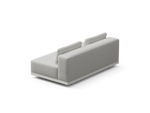Workaround Sofa – White | Sunbrella Nurture Pebble / Cushion – image 4
