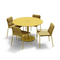 XY Dining Set, armless, in Yellow, three-quarter view