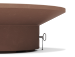 Brim Fire Table - Propane, in Canyon, profile view