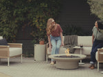 Video of the Neighbor Camber outdoor lounge collection, featuring the chair, loveseat, sofa and sectional