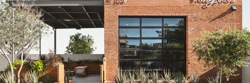 The front facade of Neighbor Outdoor's showroom in Phoenix, Arizona